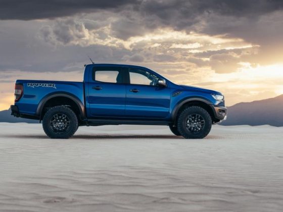 A widened track and trick suspension is key to the Ranger Raptor's appeal.