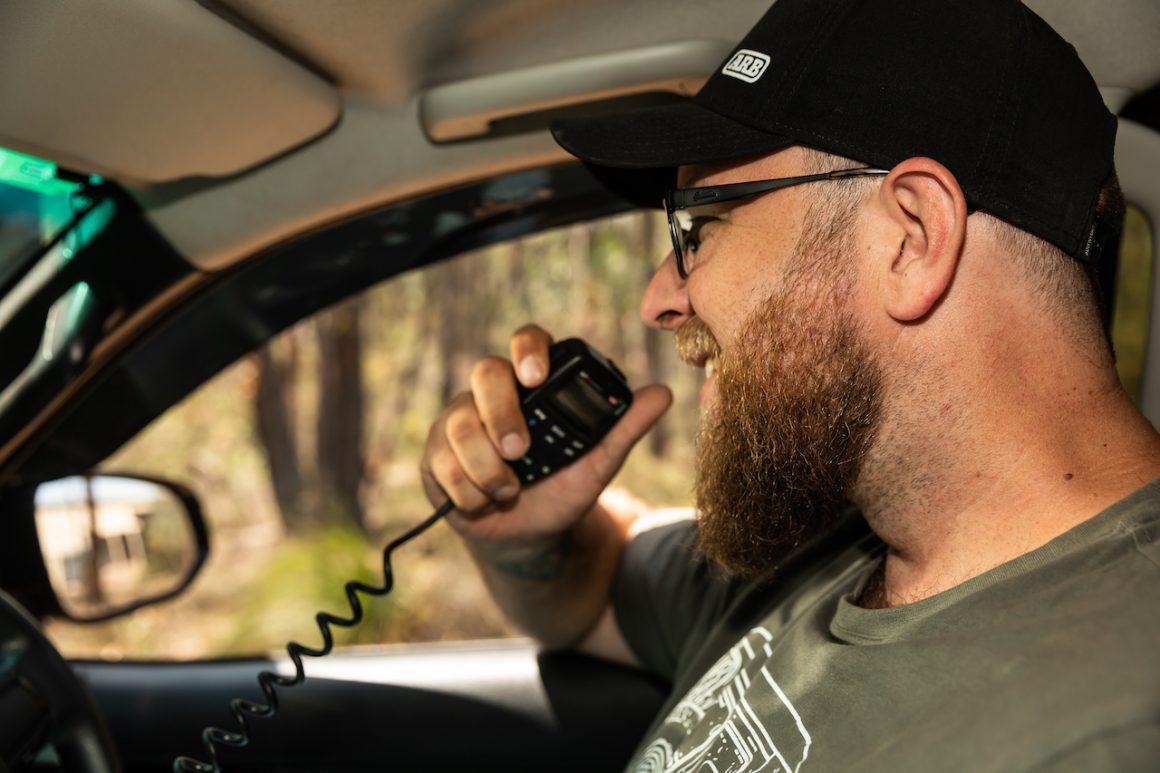 Is it illegal to use a UHF radio while driving? Pat Callinan's 4X4
