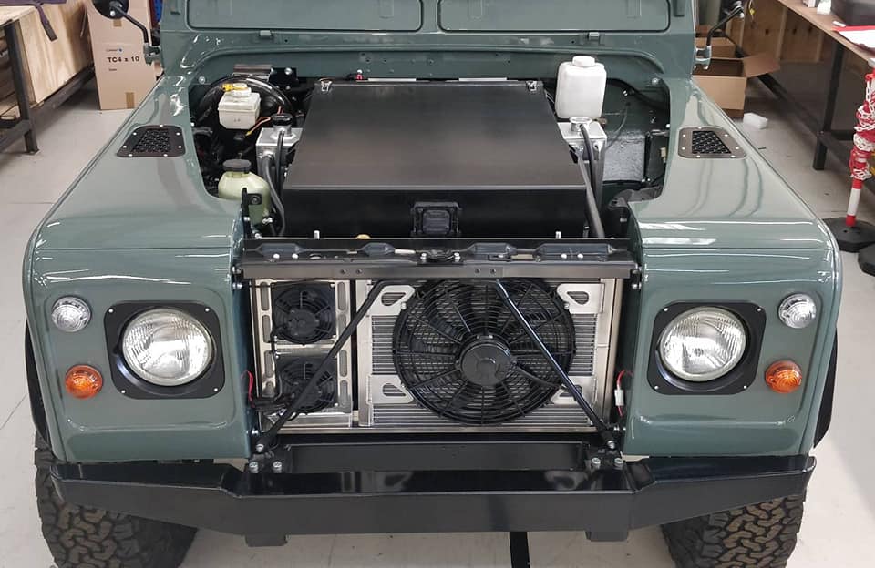 Land rover deals series electric conversion