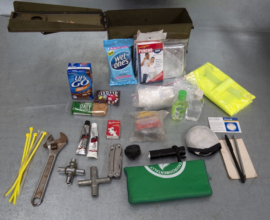 Vehicle kit contents