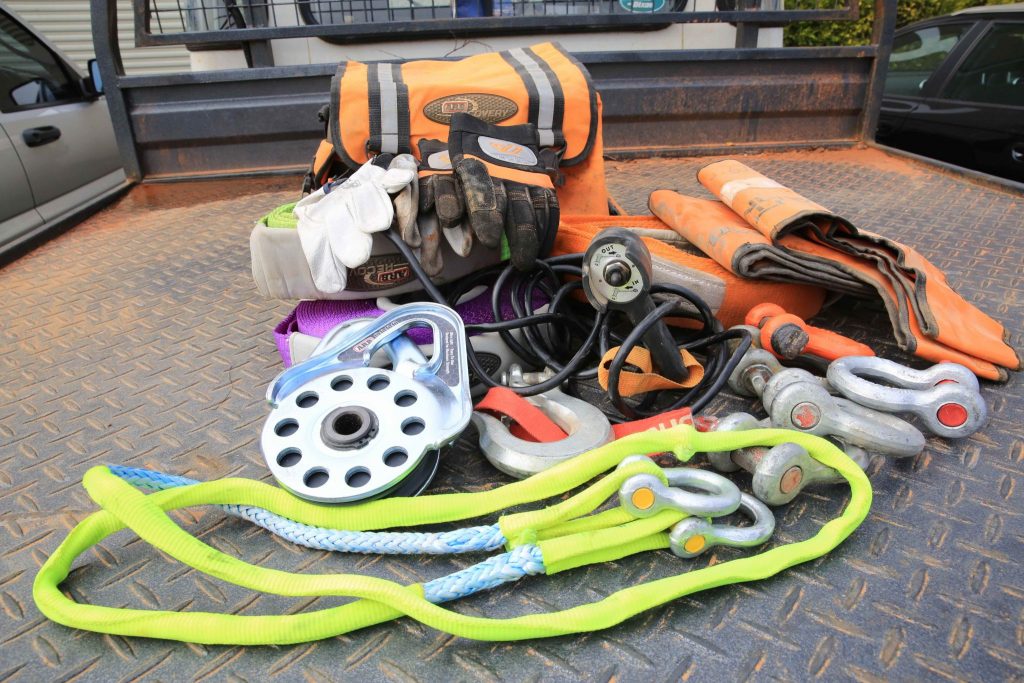 Touring 4X4 Recovery Kit - A very important part of the checklist is ensuring your recovery kit is in order.