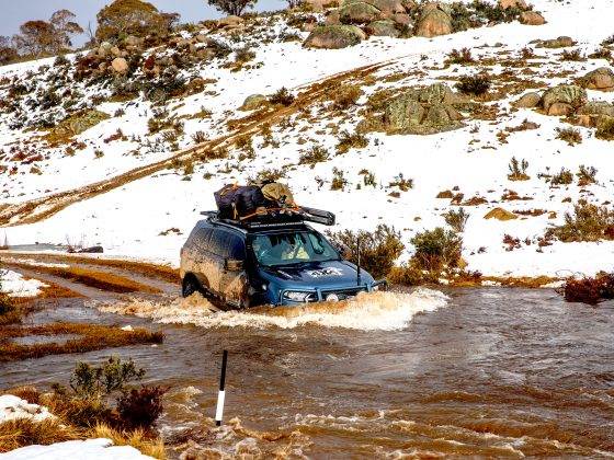 river crossing photography