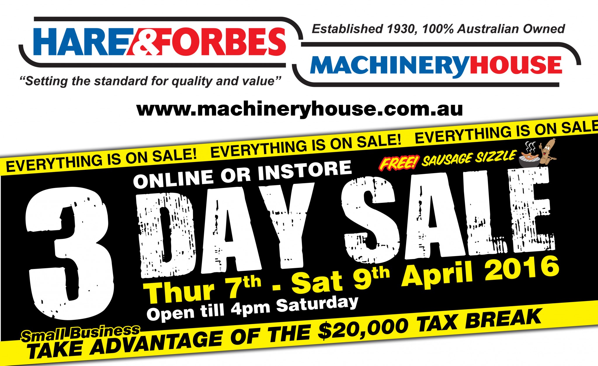 HARE & FORBES MACHINERYHOUSE 3-DAY SALE