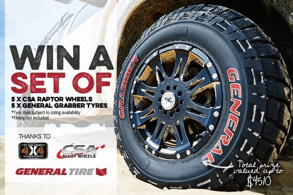 Win yourself some new 4X4 wheels and tyres