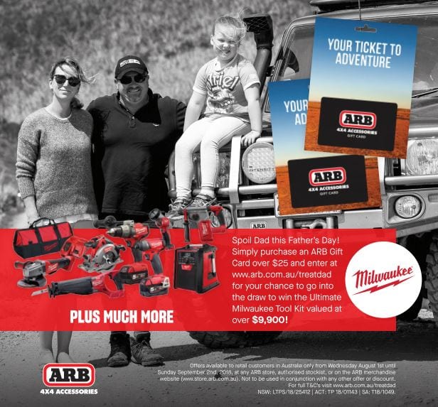 Grab dad an ARB gift card and win!