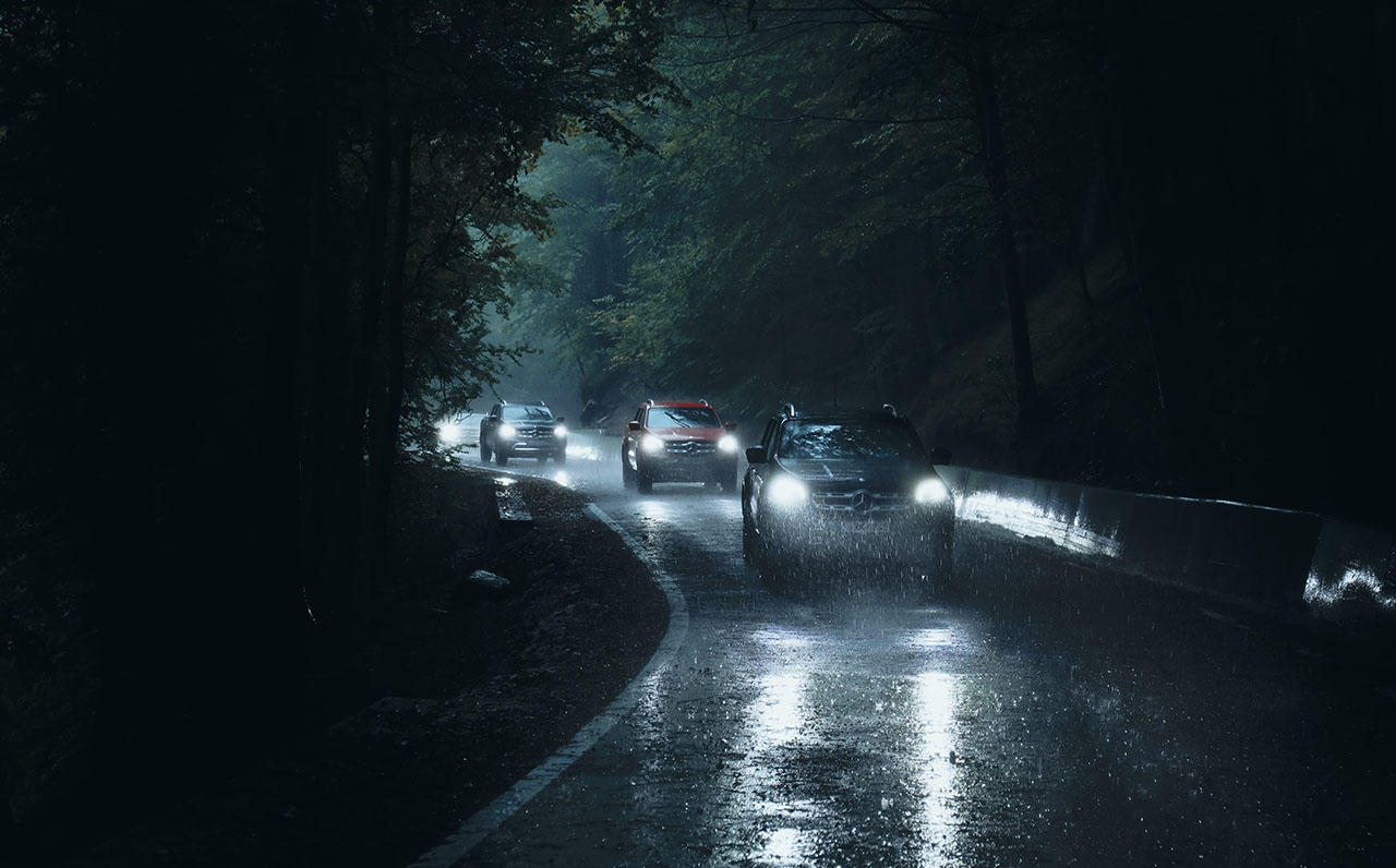 Driving an X-Class X350d in Albania