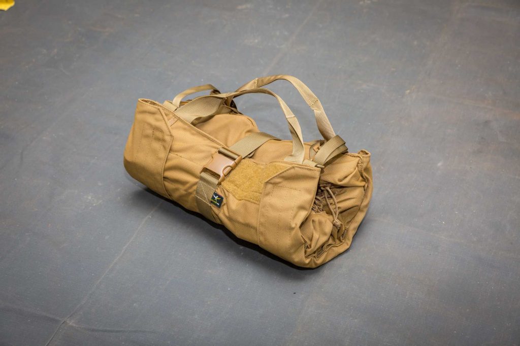 Atlas46 Yorktown tool roll full of tools and all rolled up