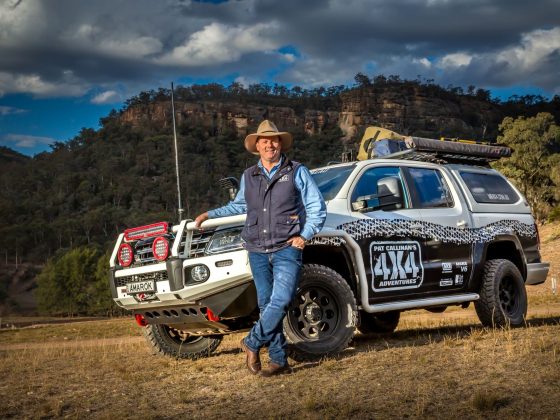 Pat at Bylong Creek with Amarok