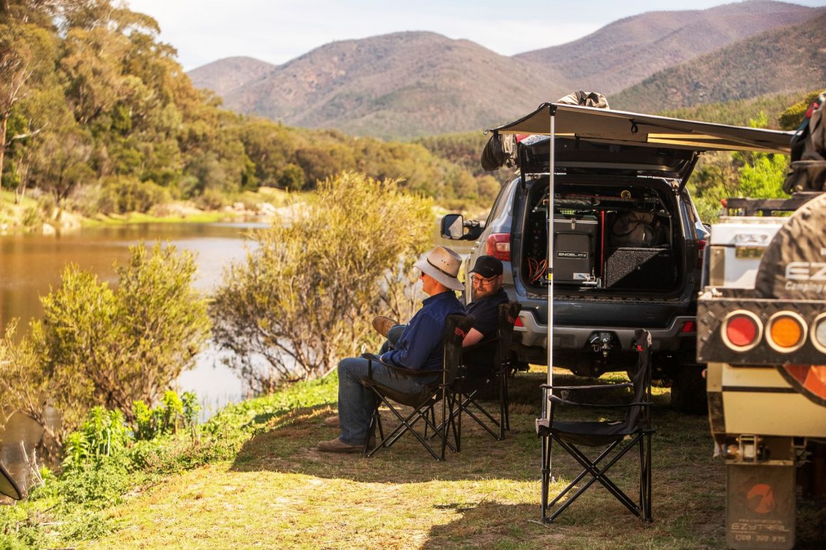 Pat Callinan at campground