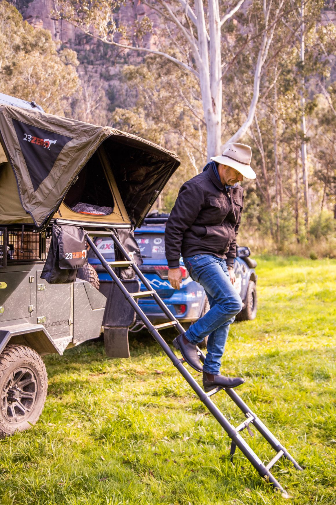 Pat wearing Mongrel Boots