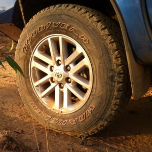 Outback Driving Goodyear Lt Tyre