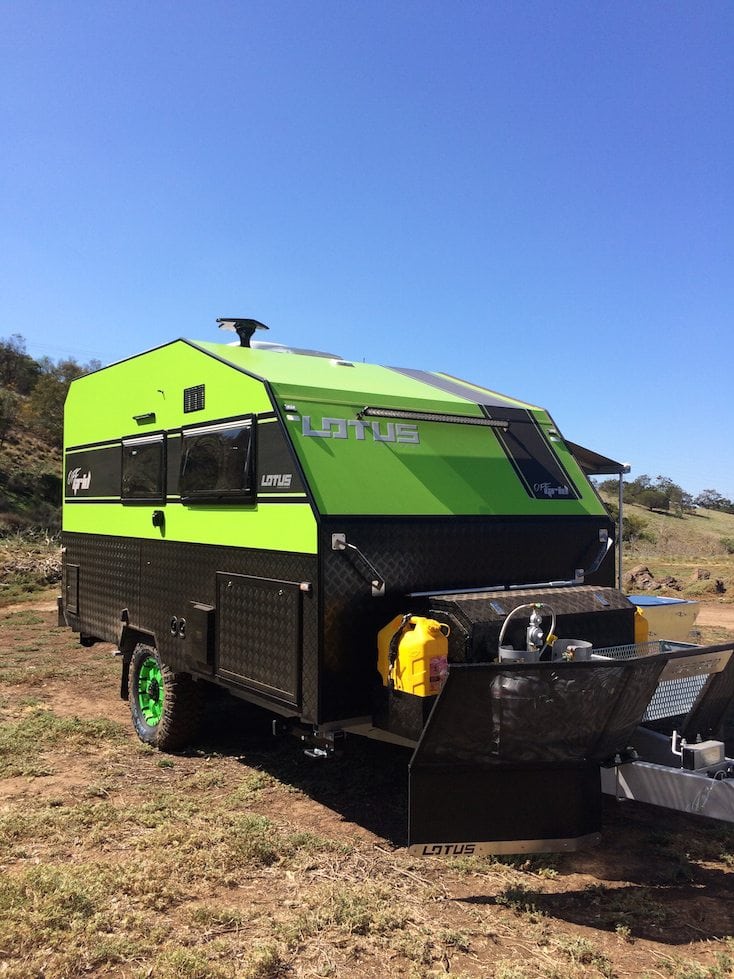 Lotus Caravans Off Grid Review Pat Callinan's 4X4 Adventures