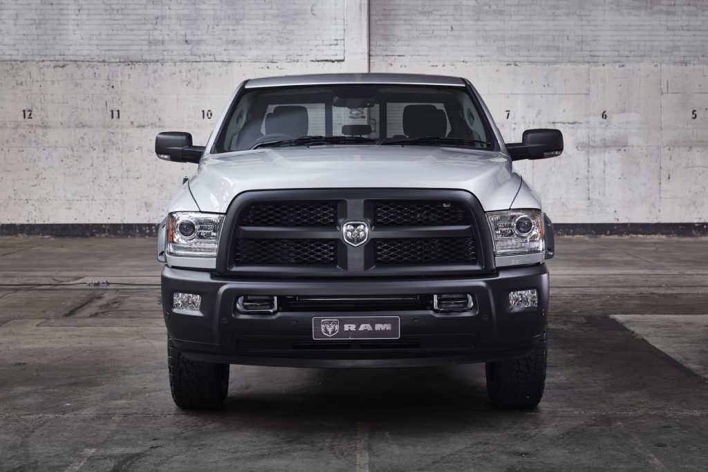 The Ram 2500 Code Black does pull off the 'look', but those bolt-on flares look a bit silly when the wheels don't come anywhere near them.