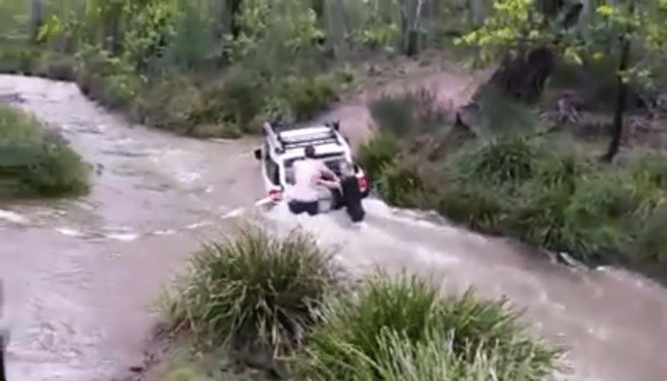 Toyota FJ Cruiser Water Crossing