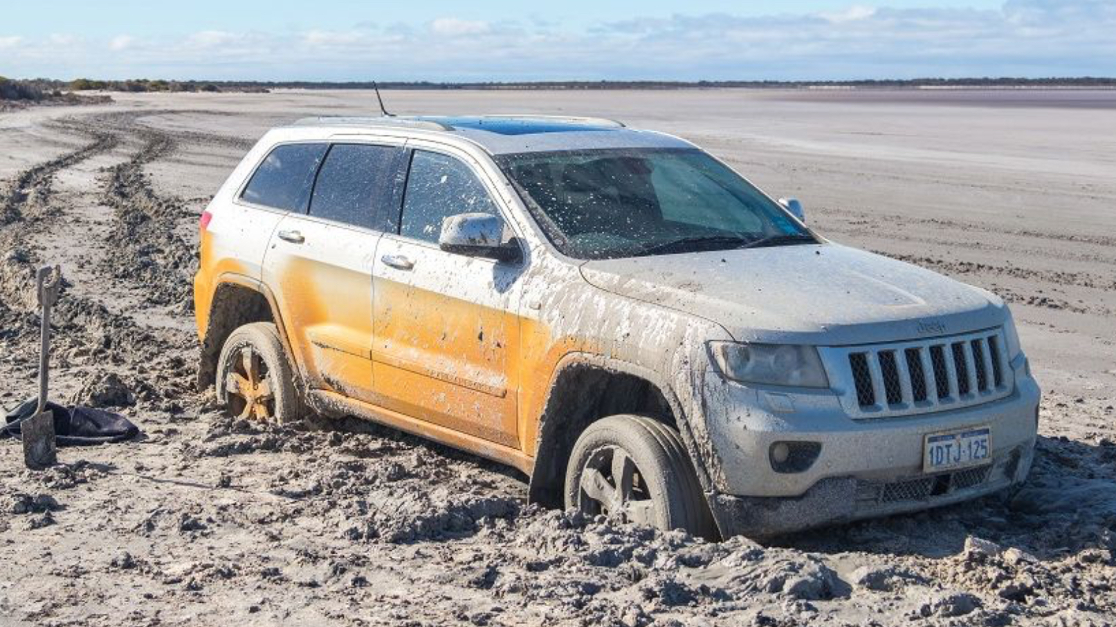 Man gambles 60km walk after being stuck in the outback.
