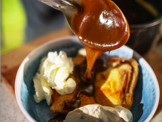 Sweet apple and cinnamon jaffles