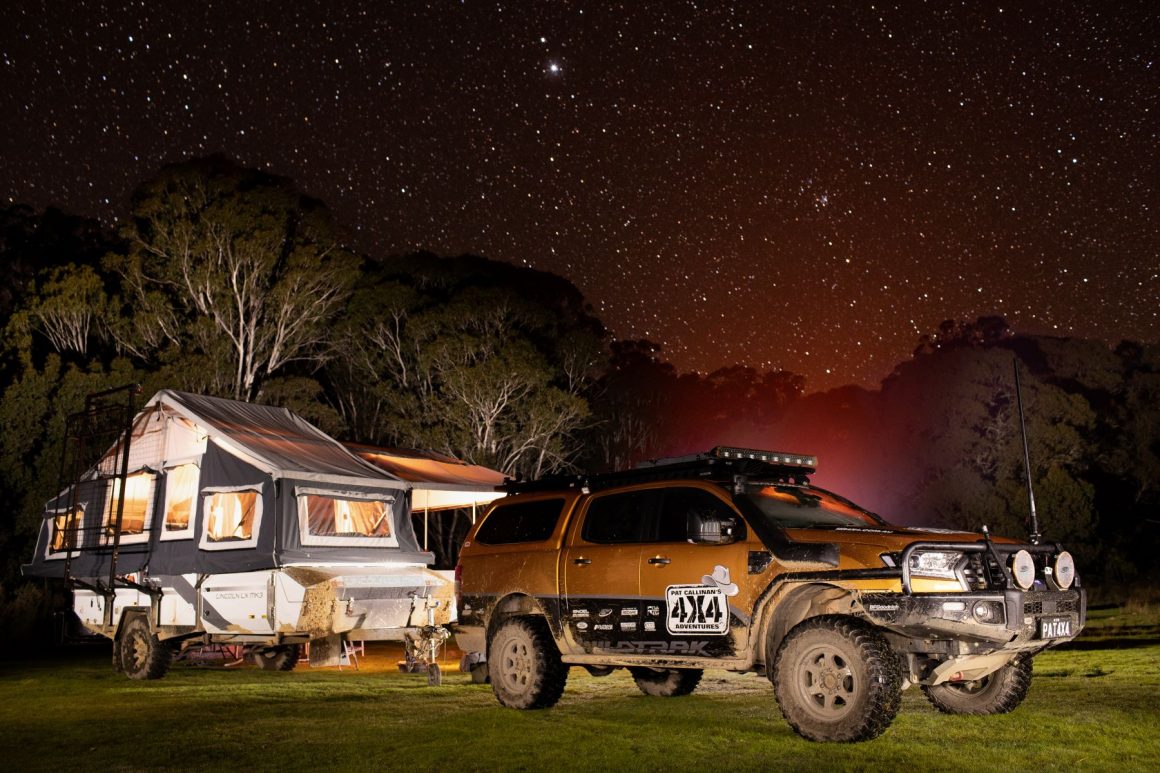 Pat Callinan 4X4 vehicle and camper