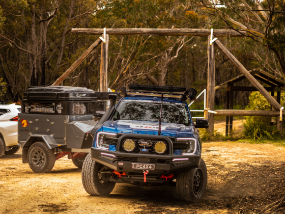 Pat Callinan's 4x4 towing