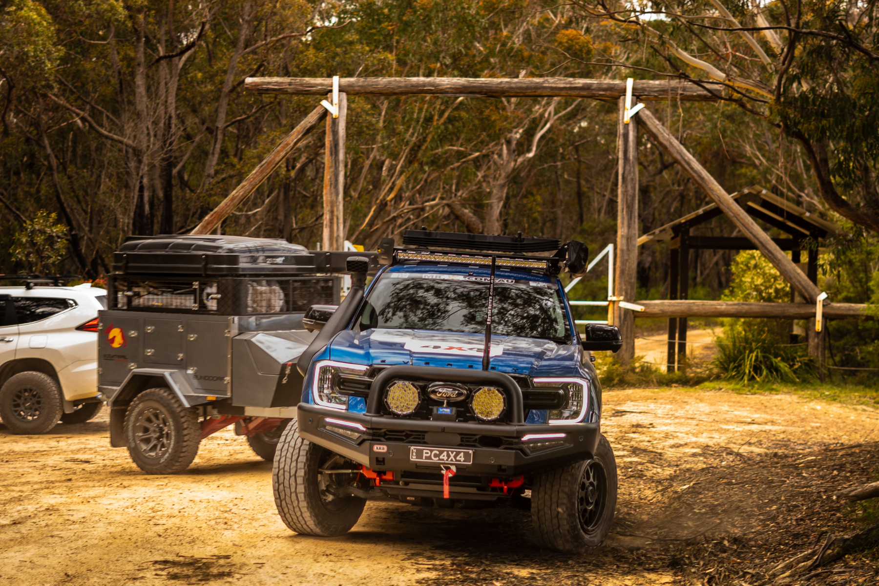 Pat Callinan's 4x4 towing