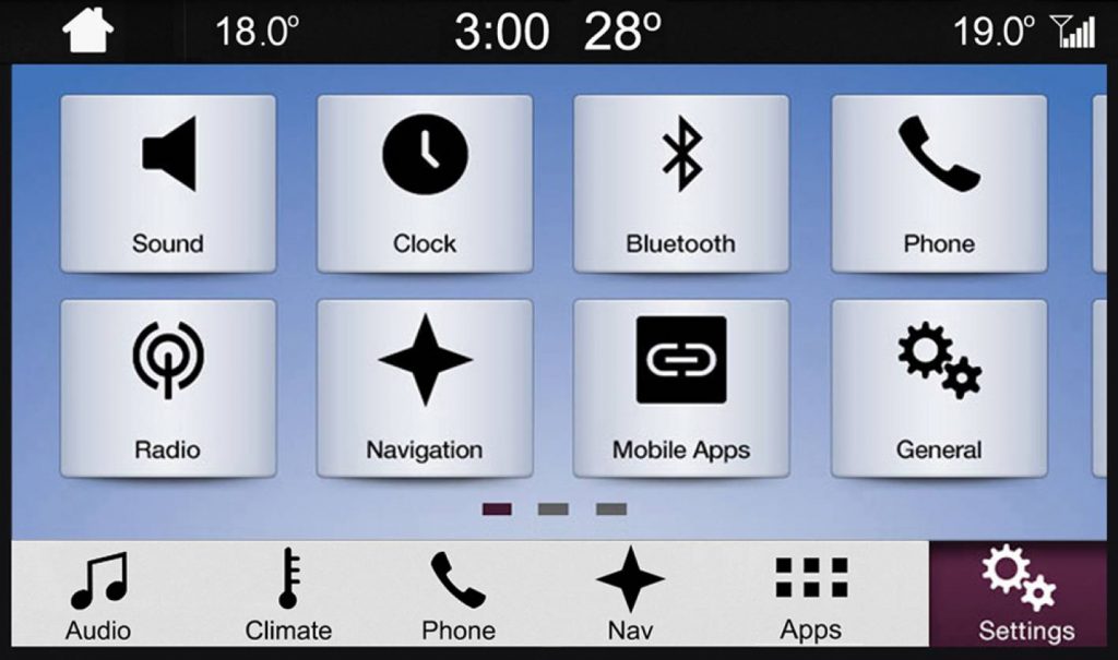 2017 Ford Ranger Everest Sync-3