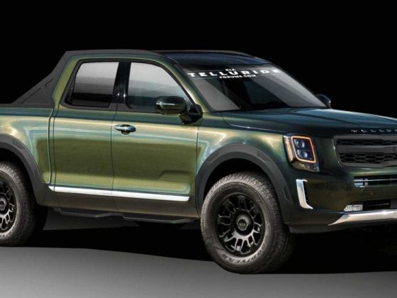 Kia Telluride Based Truck Renderings 990x557