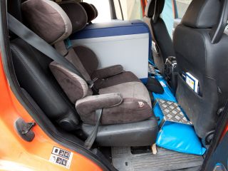 Water bladders fit in odd shaped or unused areas easily