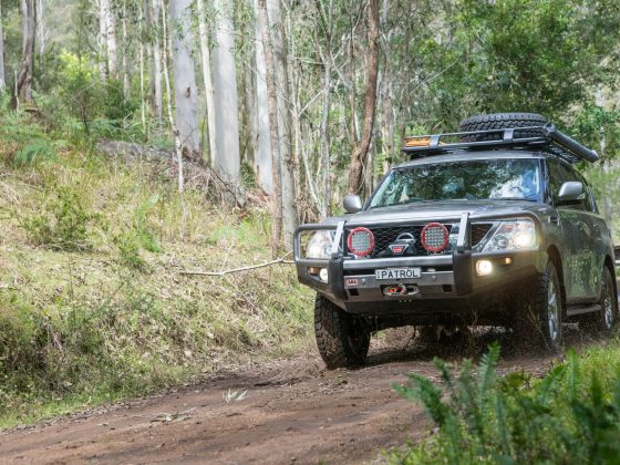 The Nissan Y62 Patrol is a big, burly 4X4 with good on-road dynamics, but is seriously hurt by it's lack of a diesel engine.